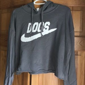 Cropped Nike Dogs hoodie